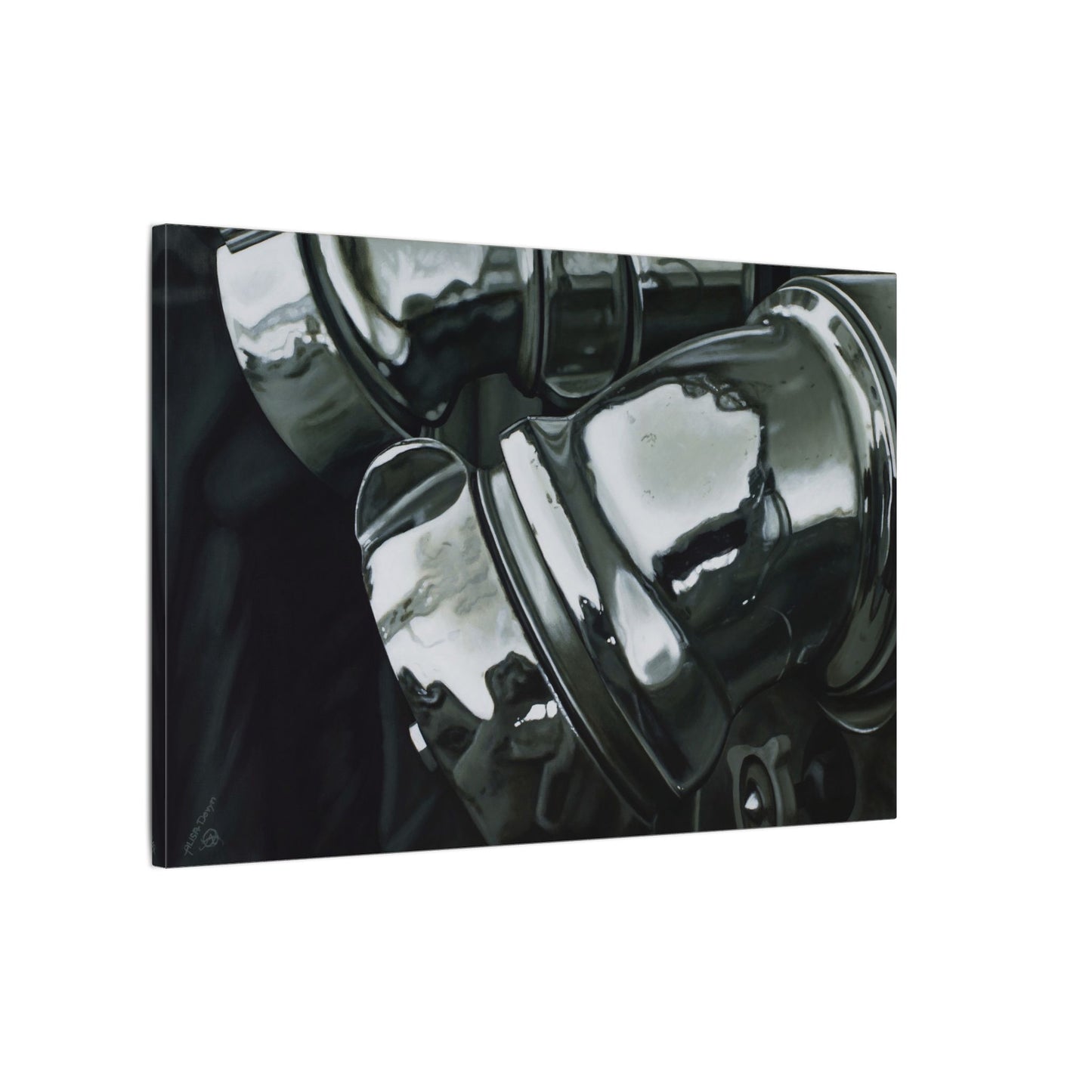 Fire Engine- Fire Fighter Fire Department Hero Art Print, 0.75"Matte Canvas Style