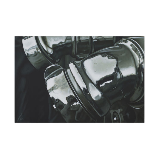 Fire Engine- Fire Fighter Fire Department Hero Art Print, 0.75"Matte Canvas Style