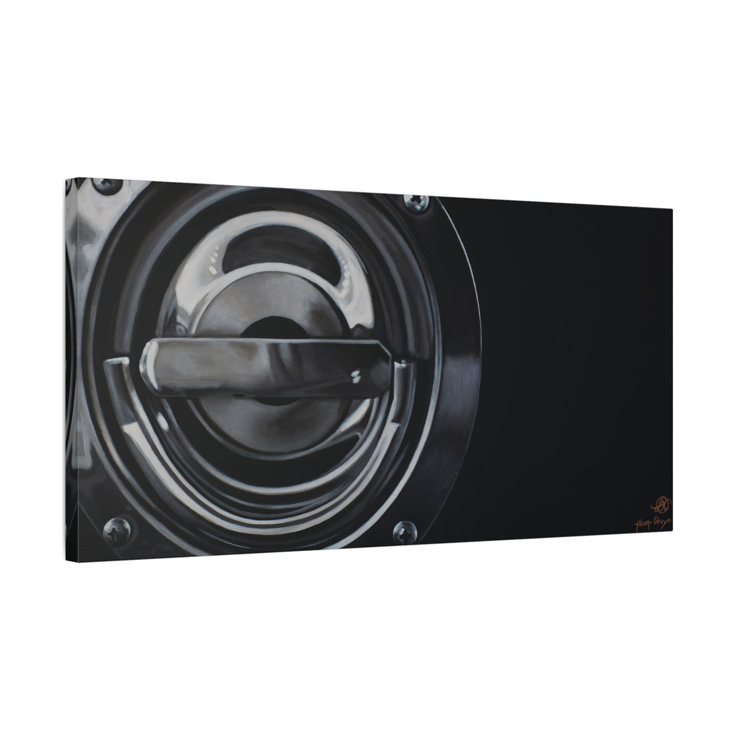 Fire Truck- Fire Fighter Fire Department Hero Art Print, 1.25" Stretched Matte Canvas Style