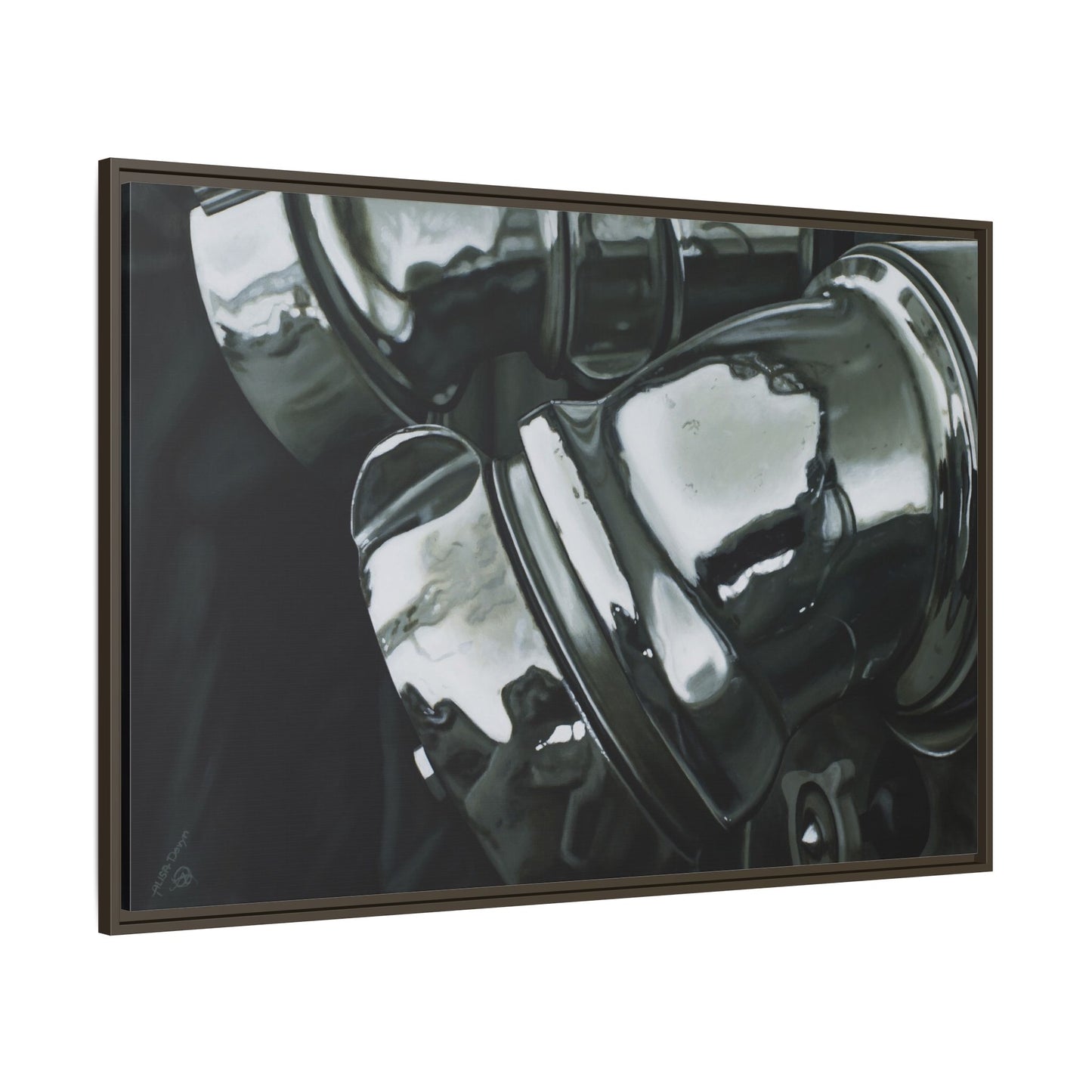 Fire Engine- Fire Fighter Fire Department Hero Art Print, Framed 1.25" Stretched Canvas Style