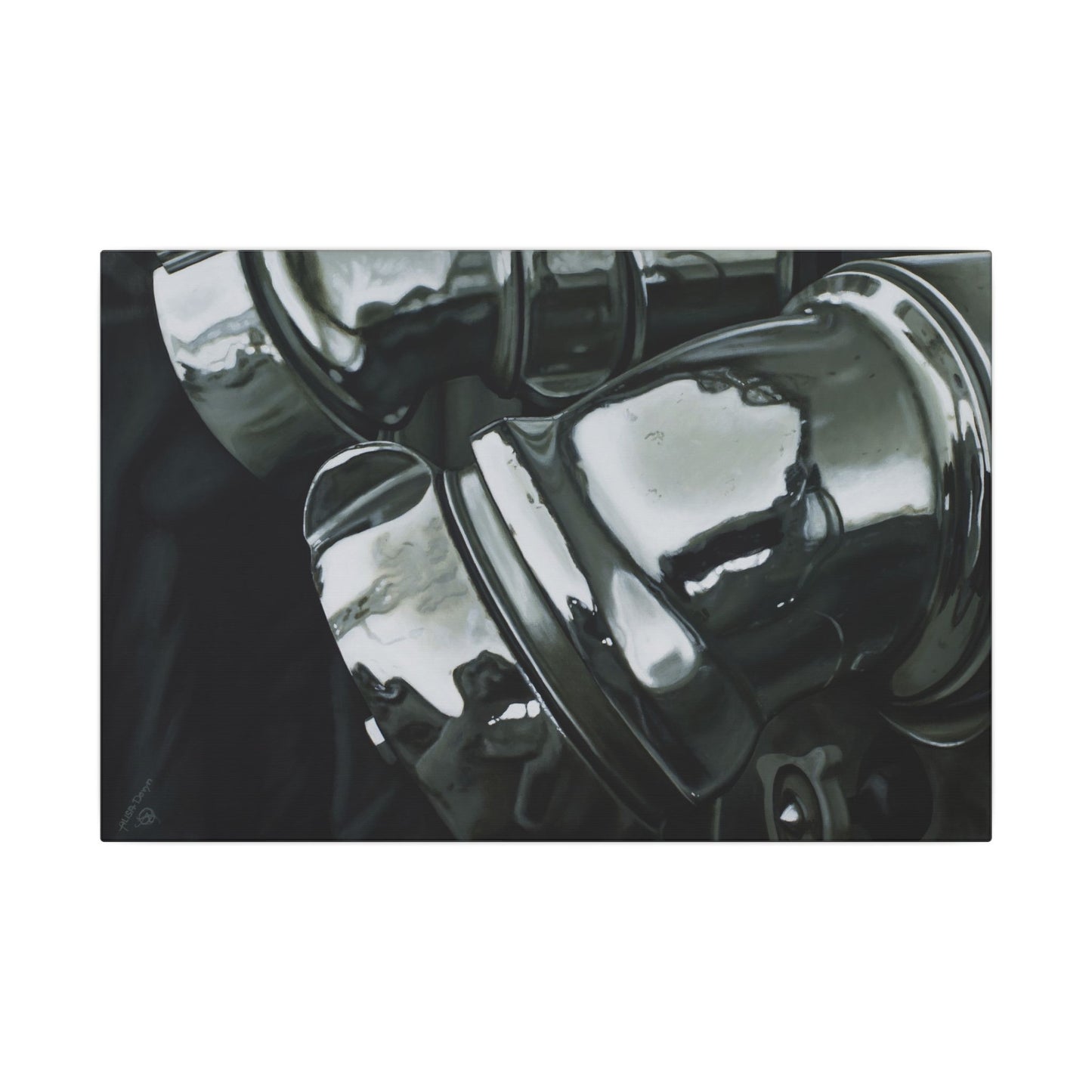 Fire Engine- Fire Fighter Fire Department Hero Art Print, 0.75"Matte Canvas Style