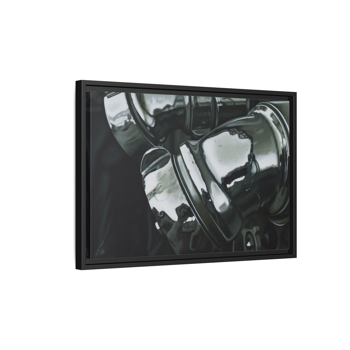 Fire Engine- Fire Fighter Fire Department Hero Art Print, Framed 1.25" Stretched Canvas Style