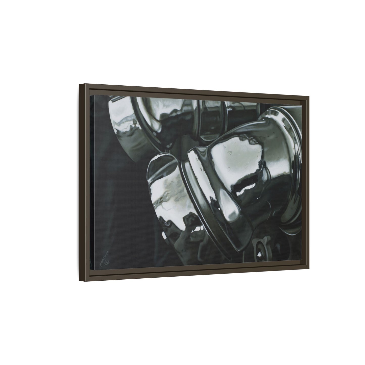 Fire Engine- Fire Fighter Fire Department Hero Art Print, Framed 1.25" Stretched Canvas Style