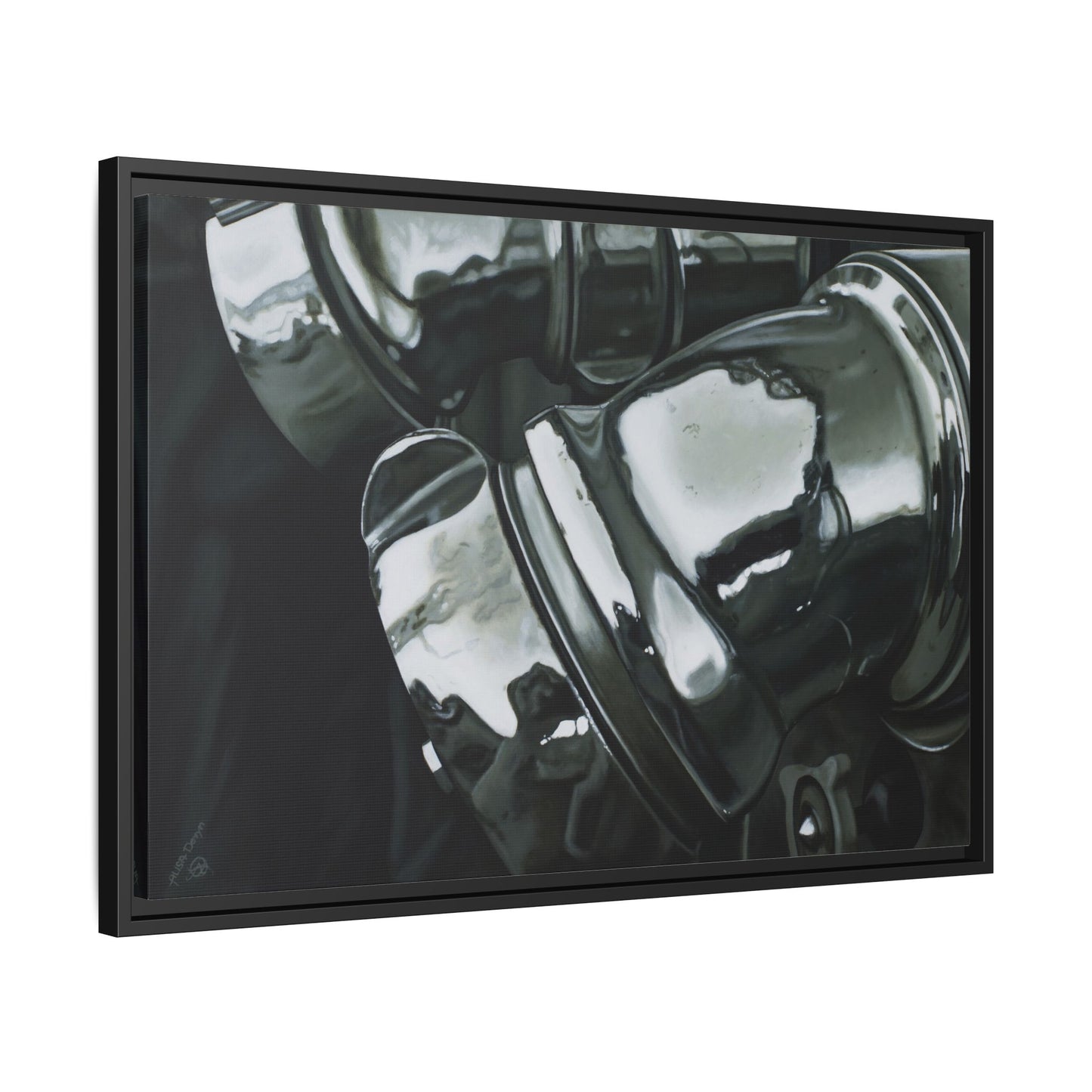 Fire Engine- Fire Fighter Fire Department Hero Art Print, Framed 1.25" Stretched Canvas Style