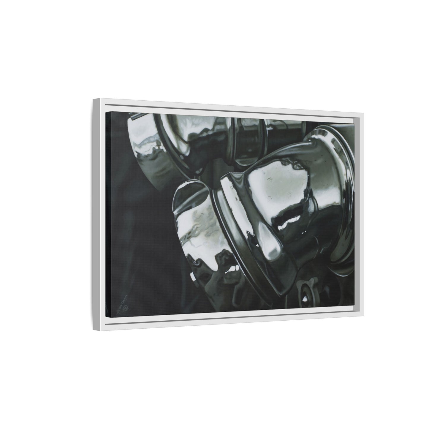 Fire Engine- Fire Fighter Fire Department Hero Art Print, Framed 1.25" Stretched Canvas Style