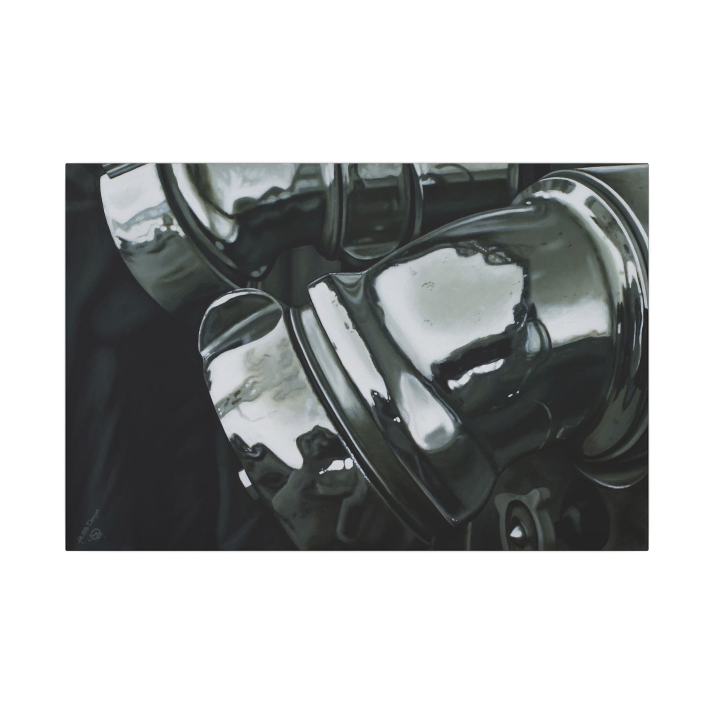 Fire Engine- Fire Fighter Fire Department Hero Art Print, 0.75"Matte Canvas Style