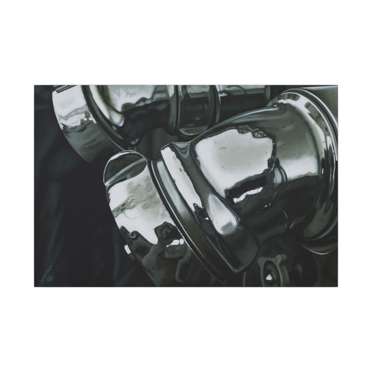 Fire Engine- Fire Fighter Fire Department Hero Art Print, 0.75"Matte Canvas Style