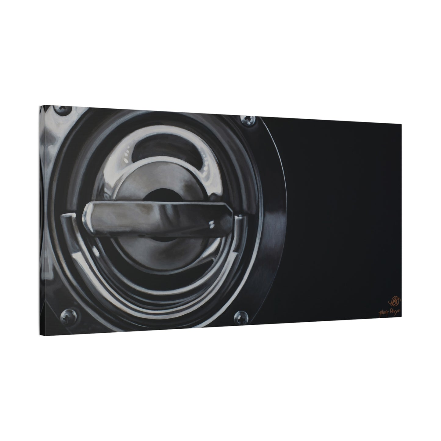 Fire Truck- Fire Fighter Fire Department Hero Art Print, 1.25" Stretched Matte Canvas Style