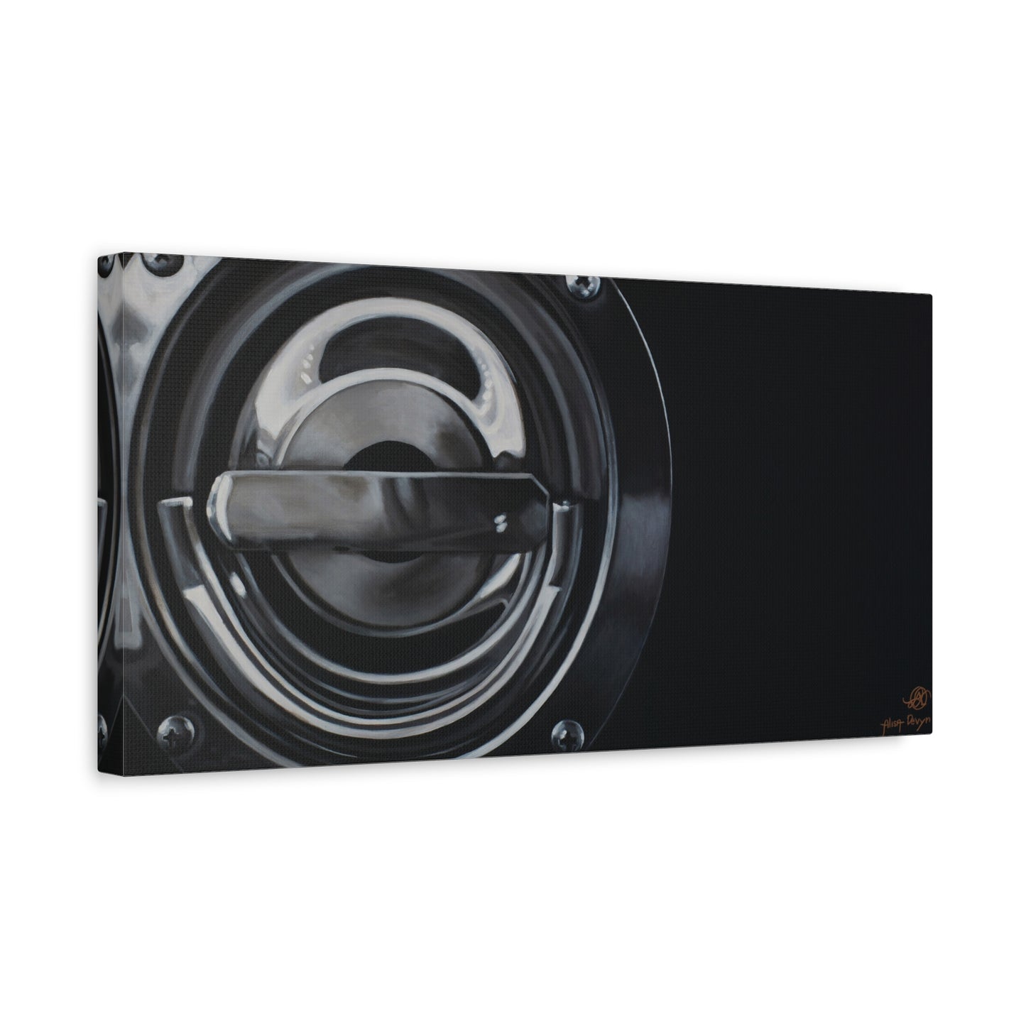 Fire Truck- Fire Fighter Fire Department Hero Art Print, 1.25" Stretched Matte Canvas Style