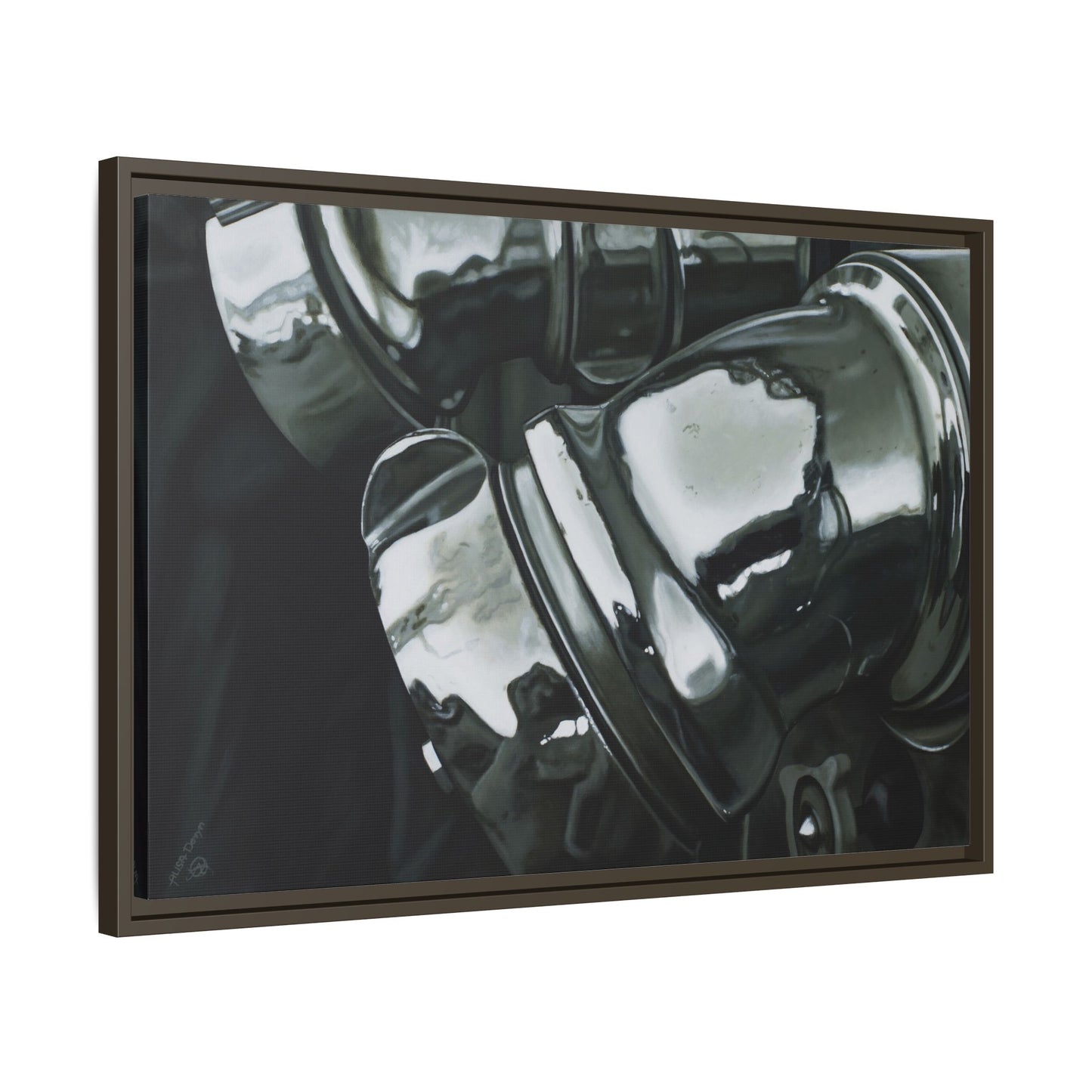 Fire Engine- Fire Fighter Fire Department Hero Art Print, Framed 1.25" Stretched Canvas Style