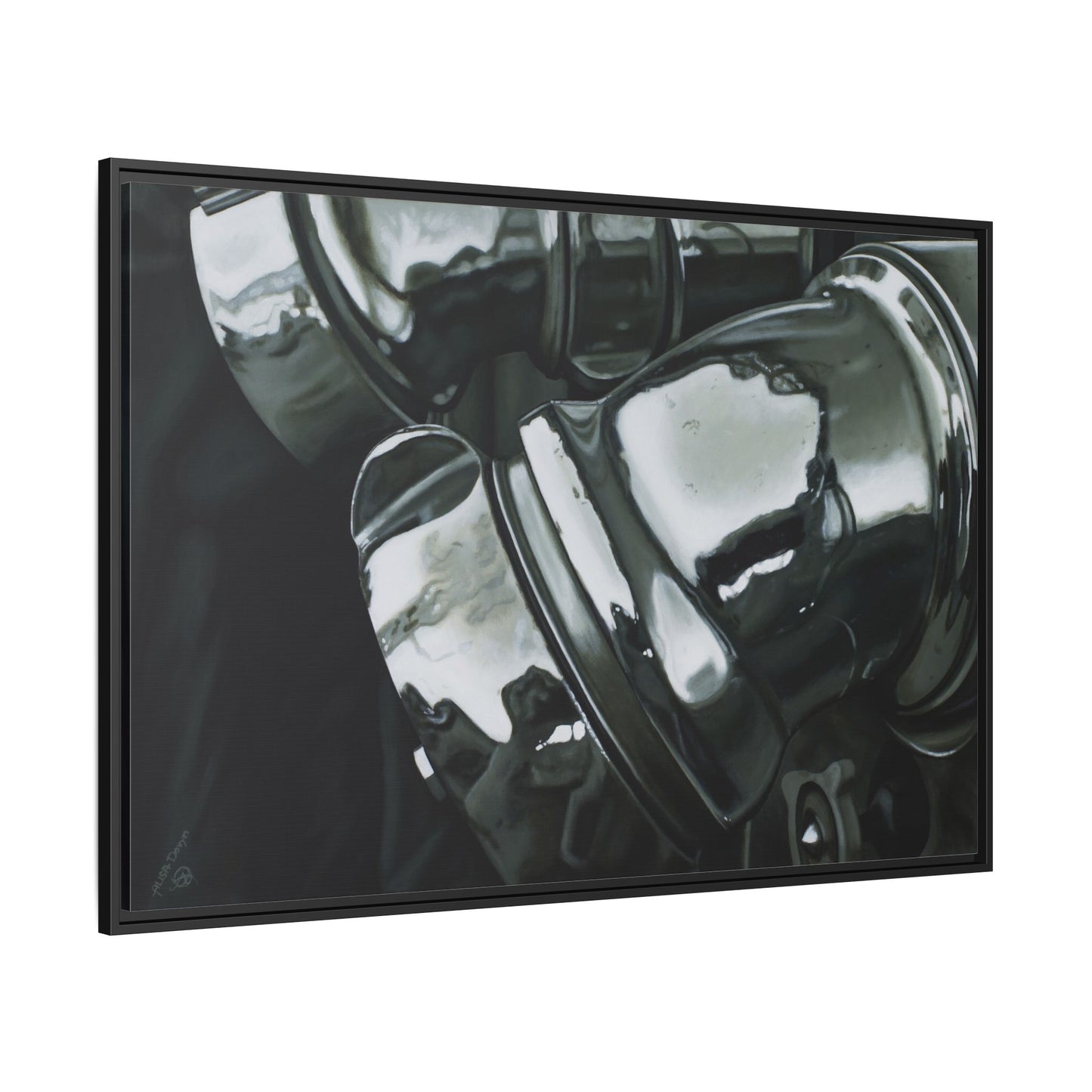 Fire Engine- Fire Fighter Fire Department Hero Art Print, Framed 1.25" Stretched Canvas Style