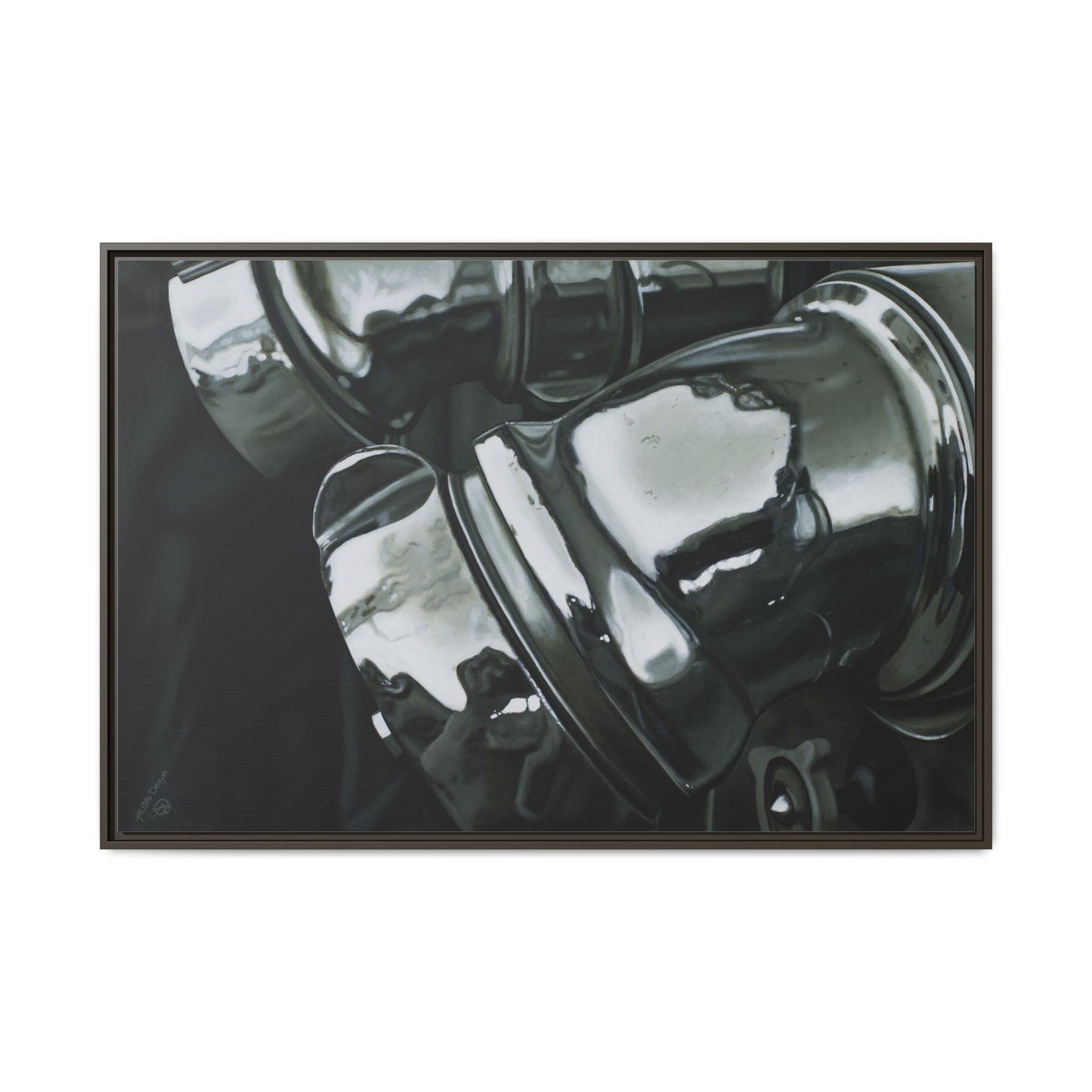 Fire Engine- Fire Fighter Fire Department Hero Art Print, Framed 1.25" Stretched Canvas Style