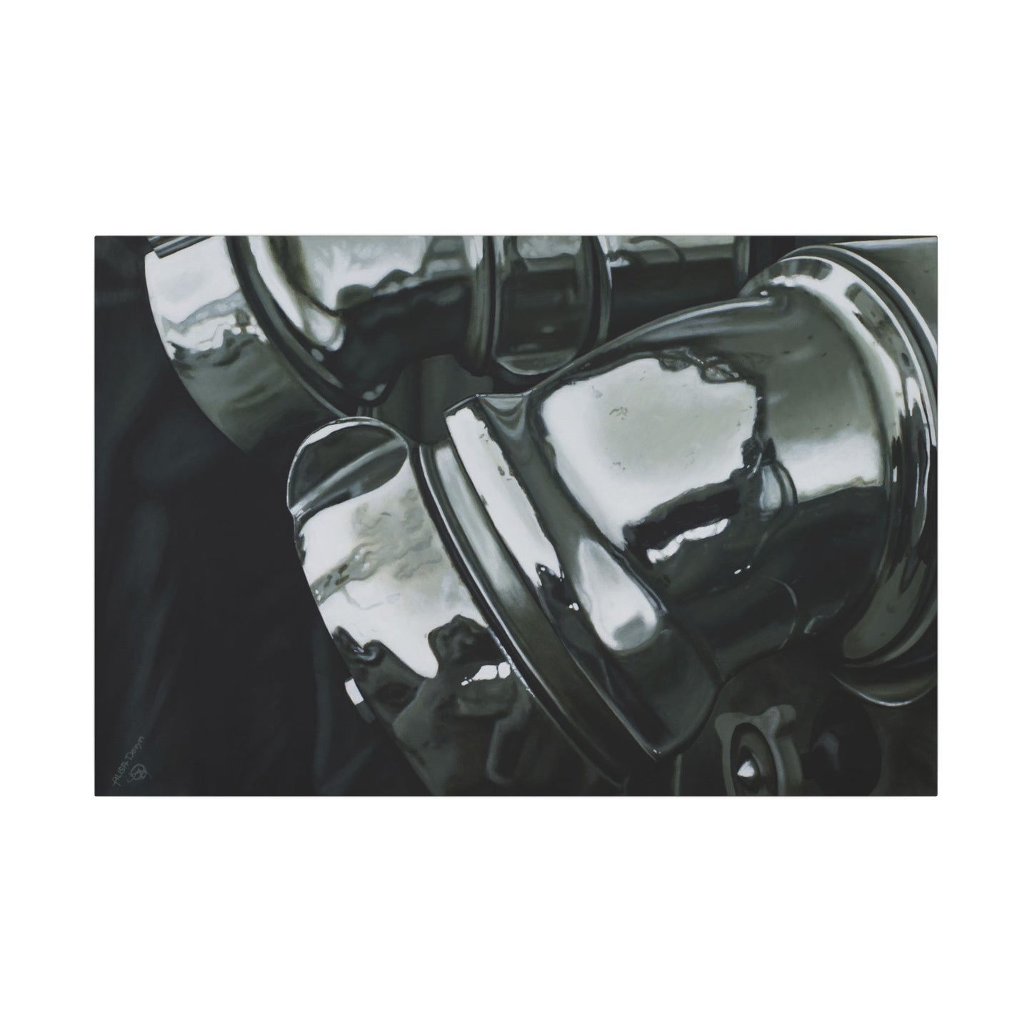 Fire Engine- Fire Fighter Fire Department Hero Art Print, 0.75"Matte Canvas Style