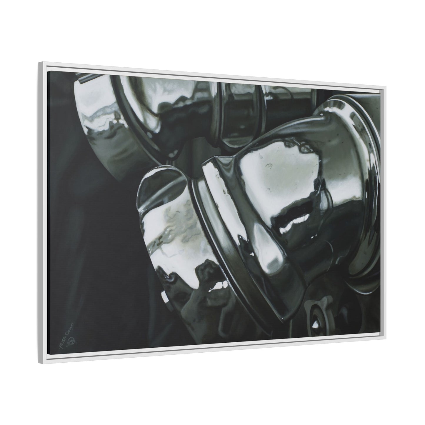 Fire Engine- Fire Fighter Fire Department Hero Art Print, Framed 1.25" Stretched Canvas Style