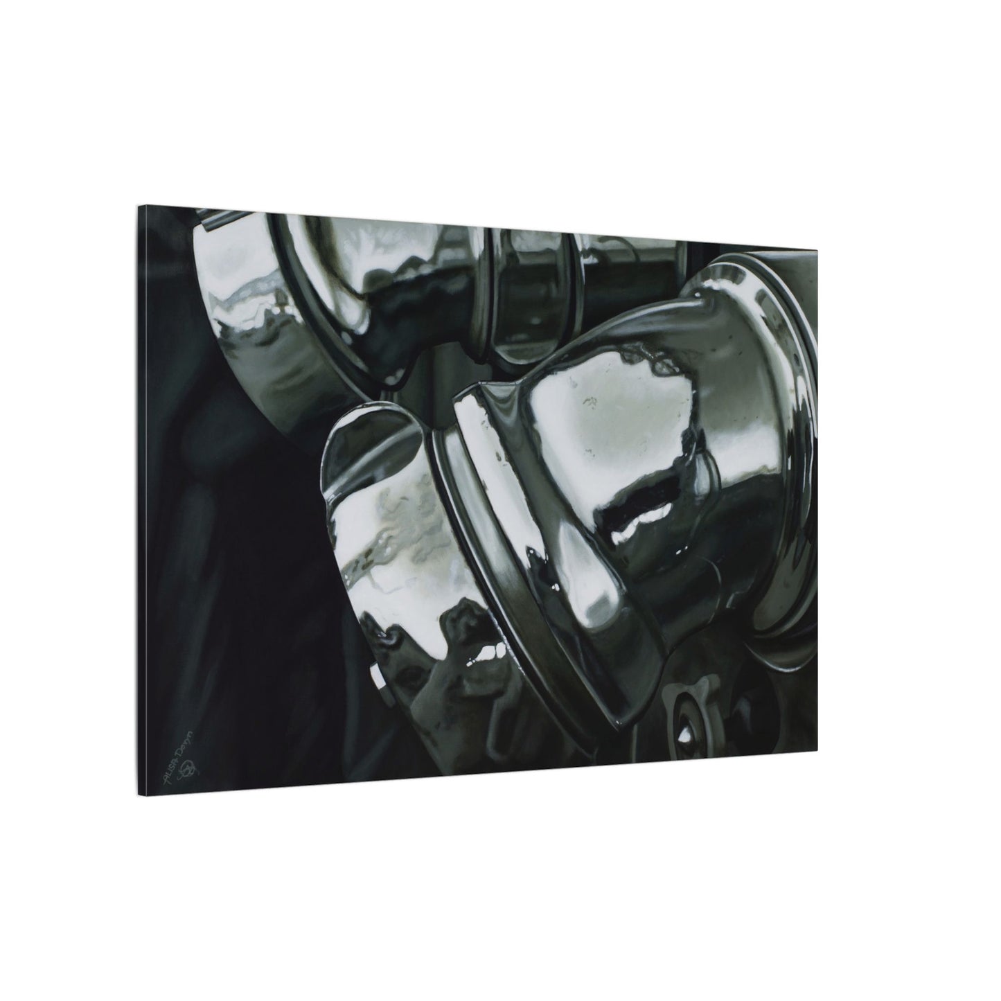 Fire Engine- Fire Fighter Fire Department Hero Art Print, 0.75"Matte Canvas Style