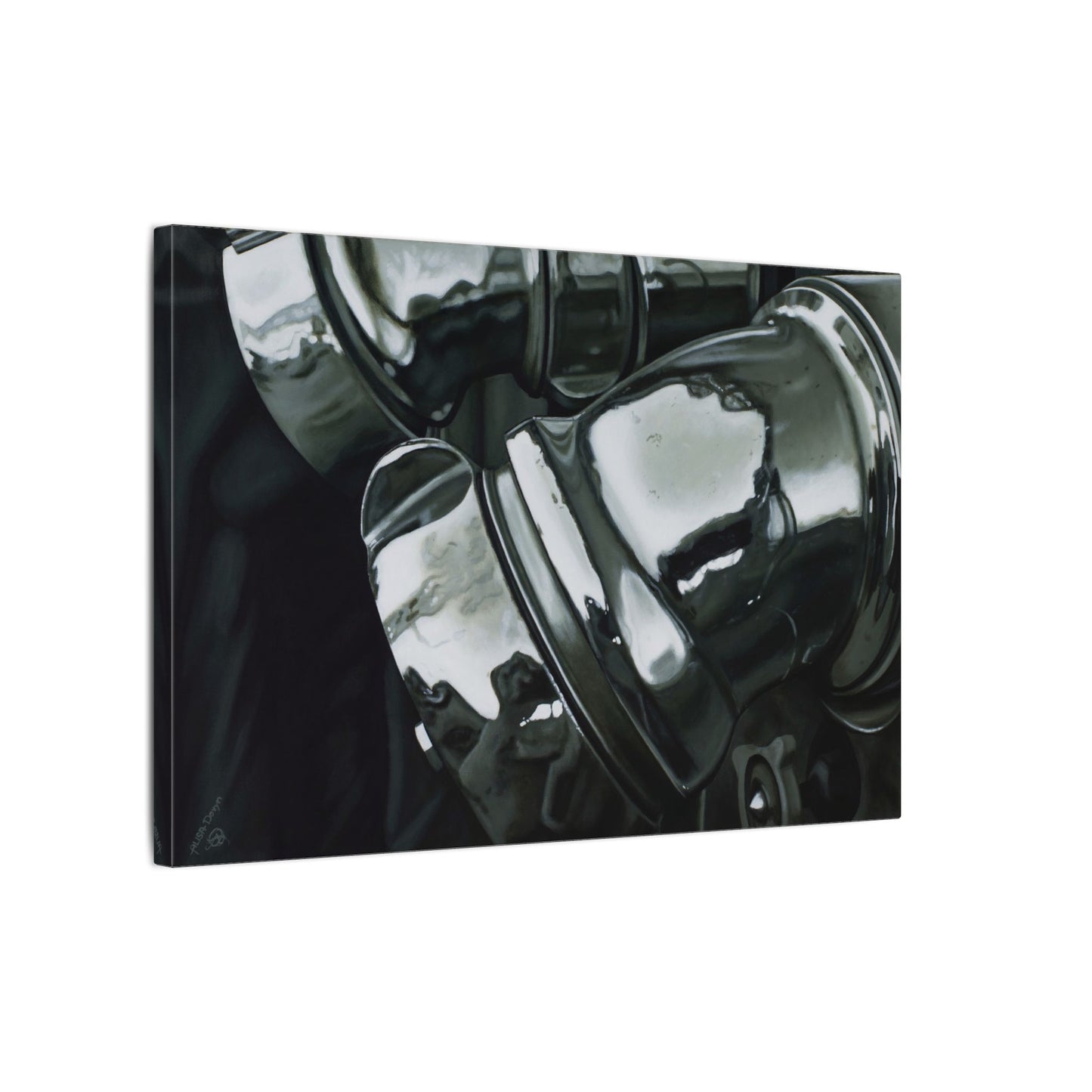 Fire Engine- Fire Fighter Fire Department Hero Art Print, 0.75"Matte Canvas Style