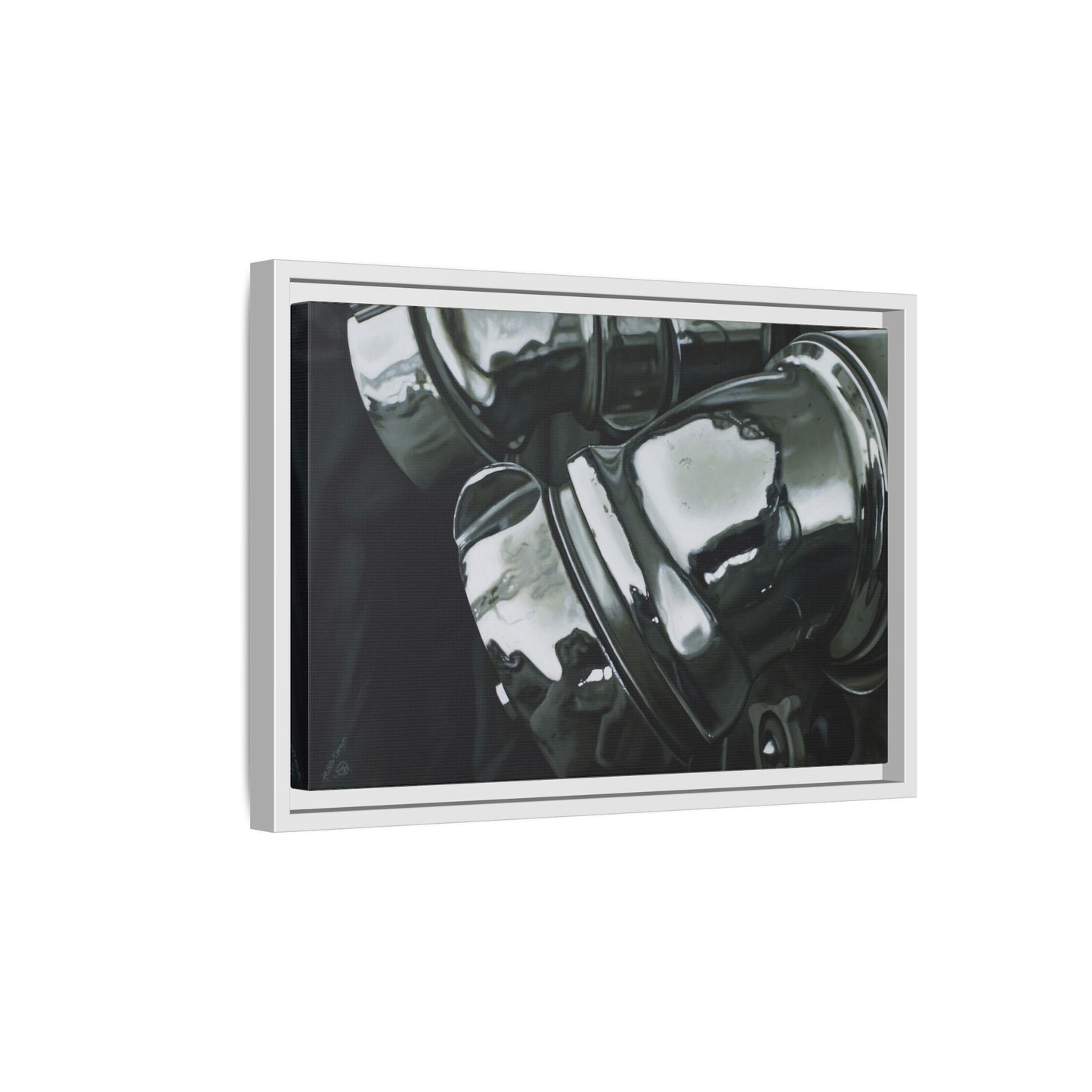 Fire Engine- Fire Fighter Fire Department Hero Art Print, Framed 1.25" Stretched Canvas Style